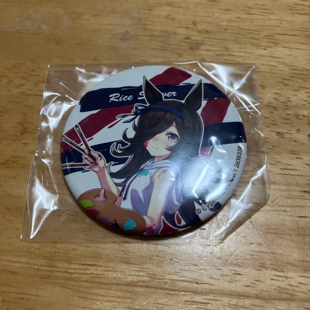 ウマ娘 ライスシャワー ペインタースタイル 缶バッジ
