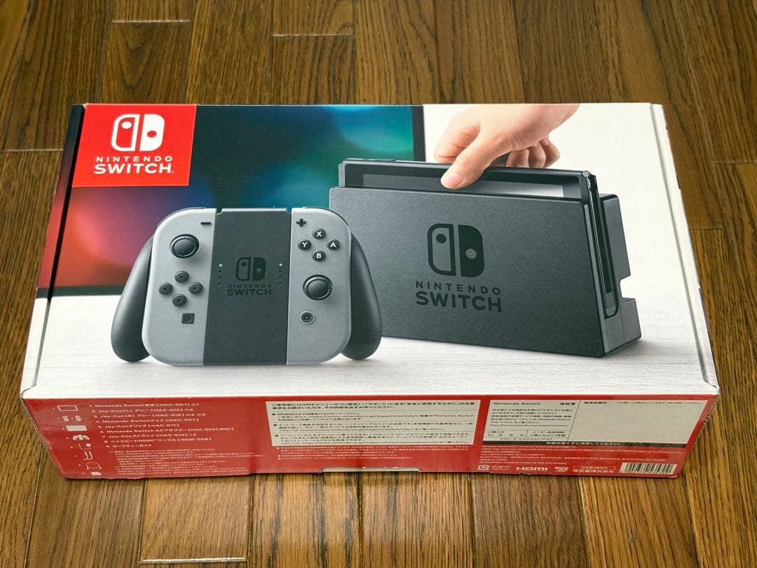 Nintendo Switch 本体 グレー 動作確認済み
