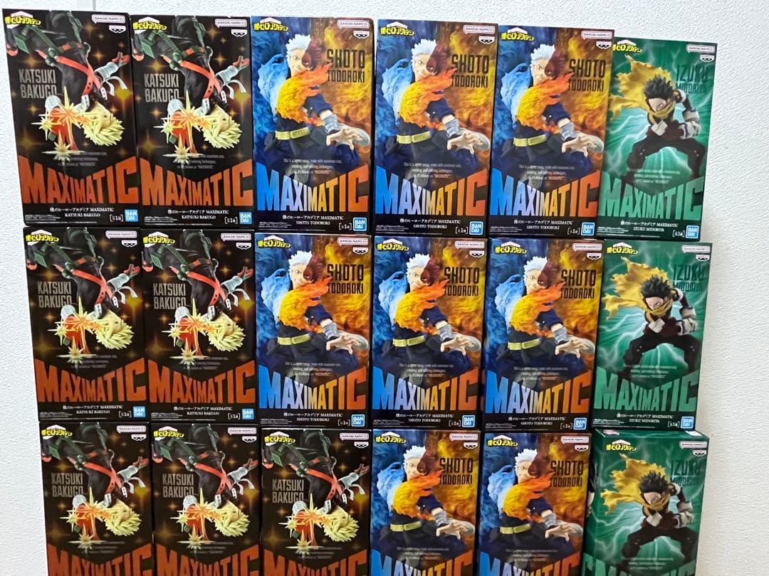 僕のヒーローアカデミア ヒロアカフィギュアMAXIMATIC 24個 まとめ売り