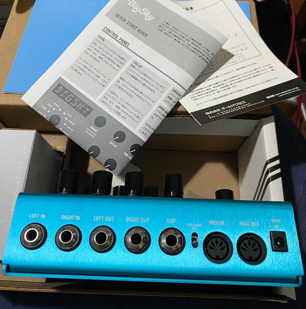 【新品未使用品】 strymon BigSky reverb リバーブ