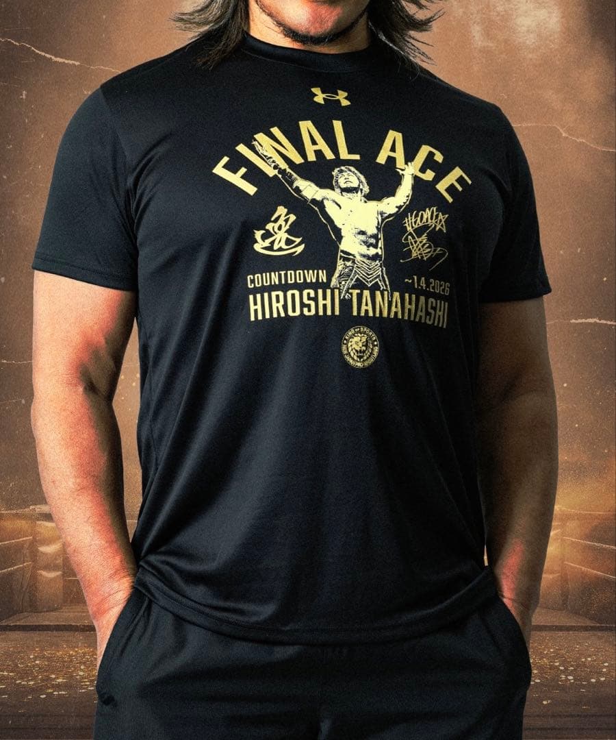 アンダーアーマー 棚橋弘至 FINAL ACE GRAPHIC Tシャツ