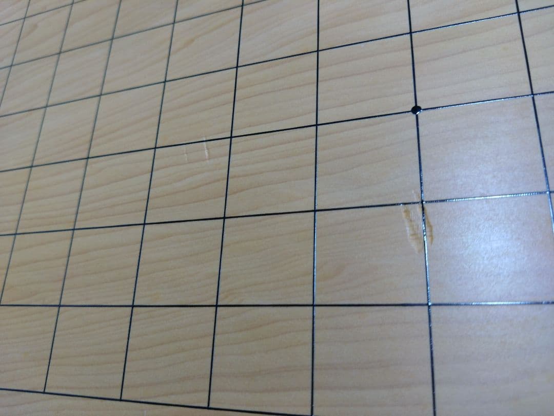 値下げ【囲碁】国産本榧　囲碁盤6.2寸　足つき