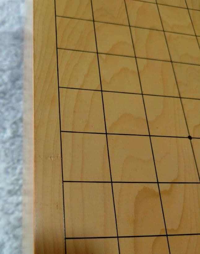 値下げ【囲碁】国産本榧　囲碁盤6.2寸　足つき