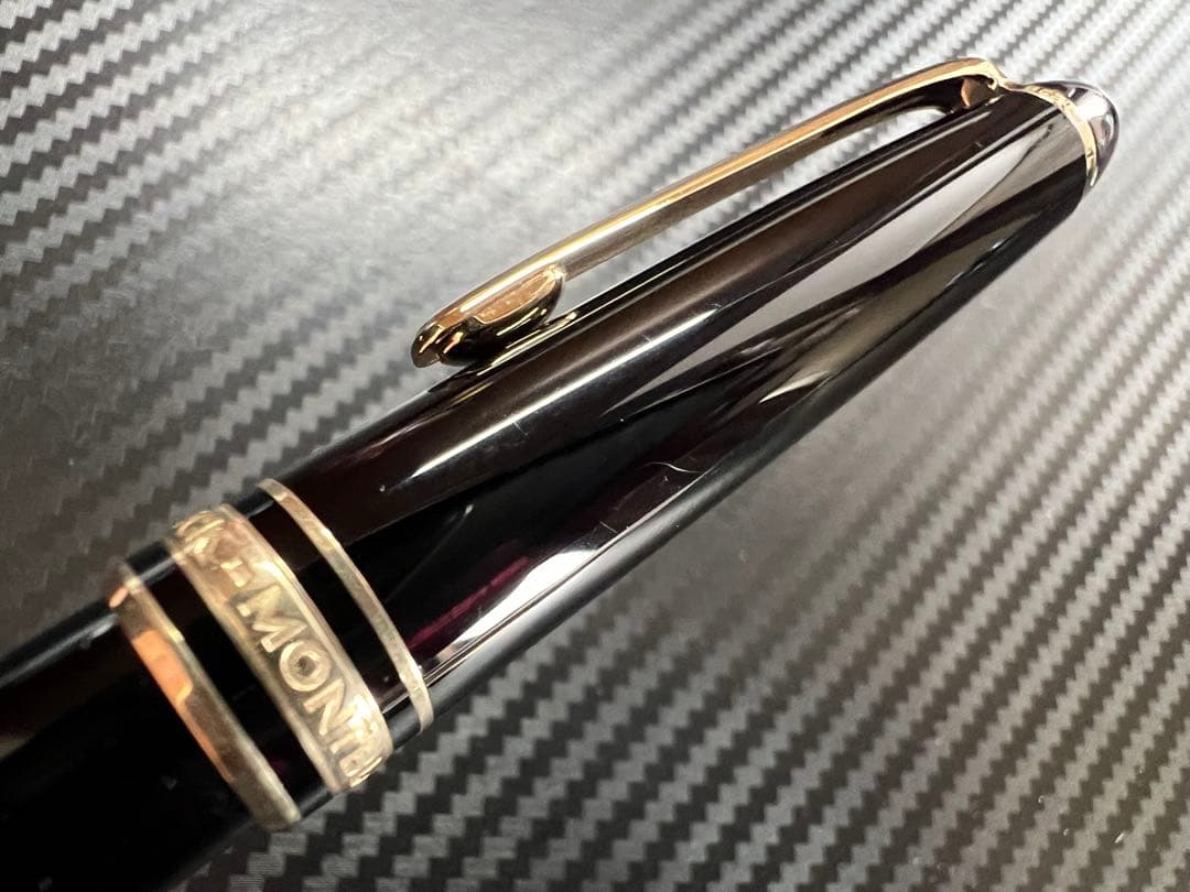 モンブラン マイスターシュテュック 144 万年筆 ブラック 中白 EF 極細字