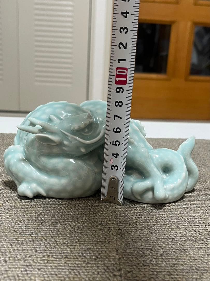 一枝庵 林 沐雨 作 亥 龍　陶器 置物　インテリア　伝統工芸