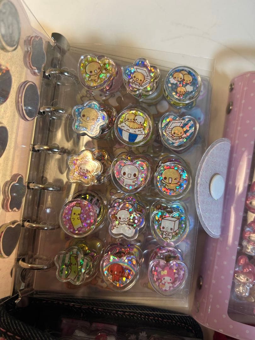 シール帳 完成系 ボンボンドロップシール ウォーターinシール おはじきシール