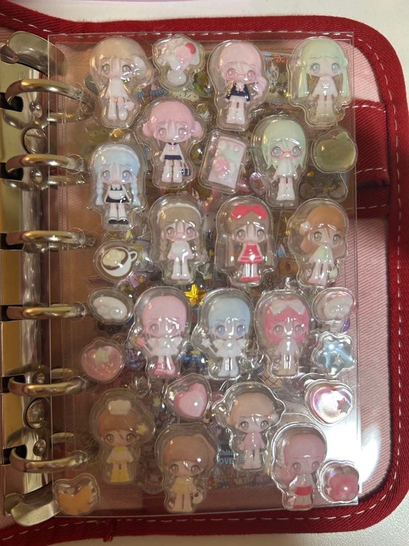 シール帳 完成系 ボンボンドロップシール ウォーターinシール おはじきシール