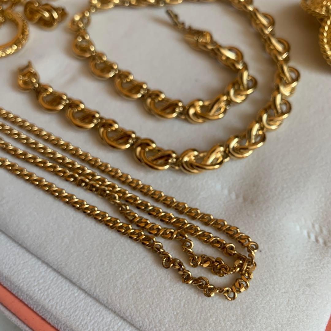 ゴールドジュエリーセット 9点入り