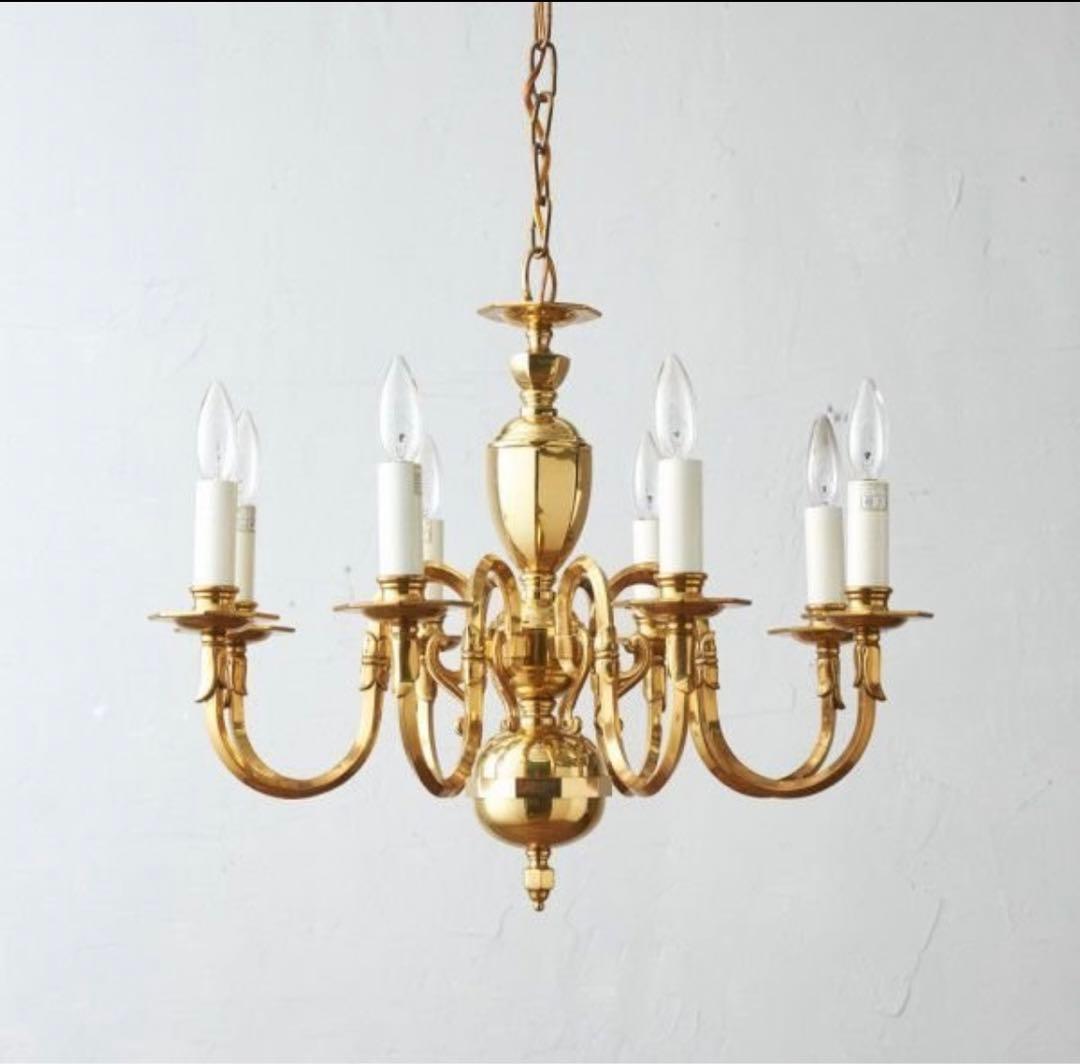 イギリス真鍮高級シャンデリア