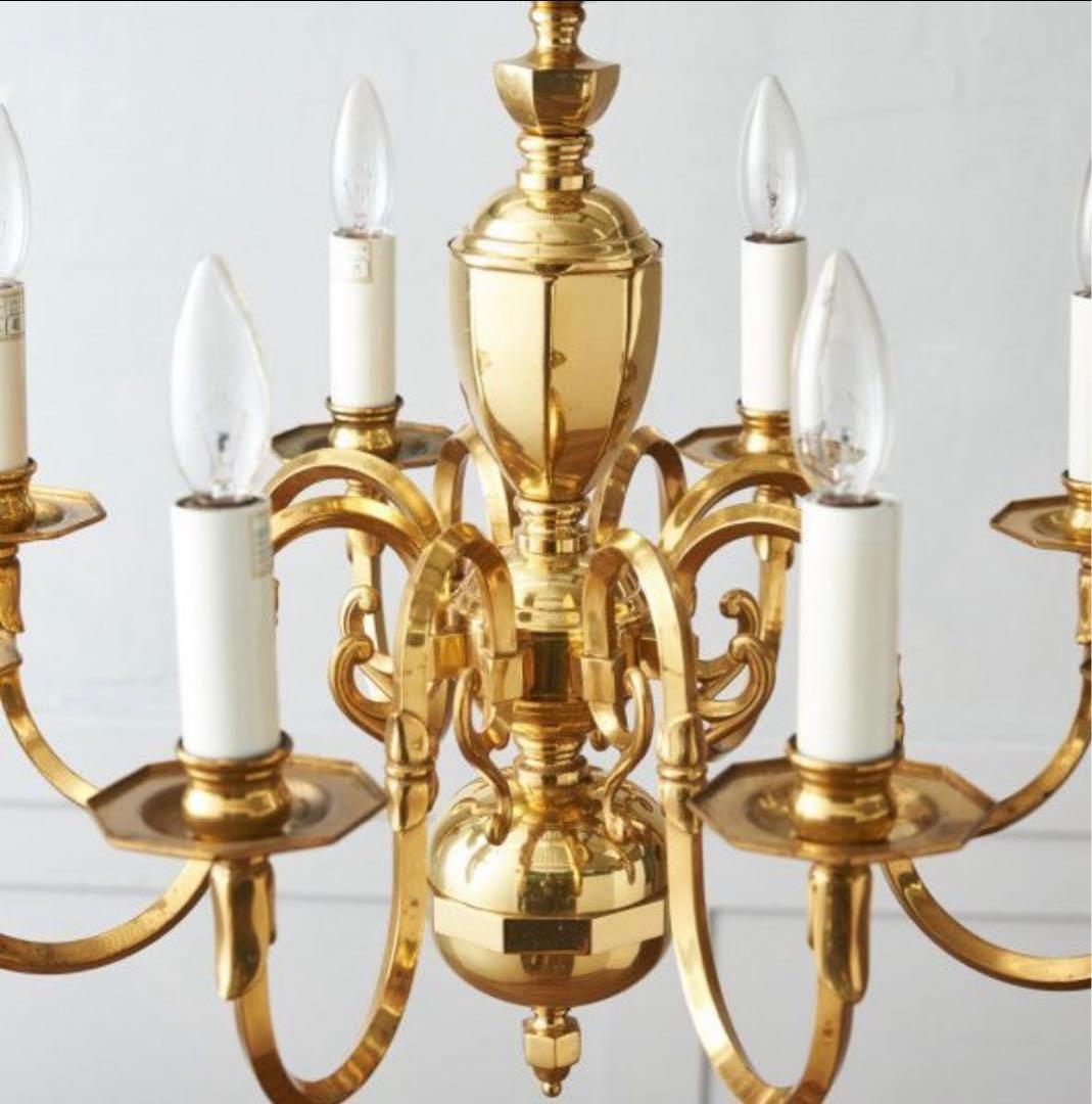 イギリス真鍮高級シャンデリア