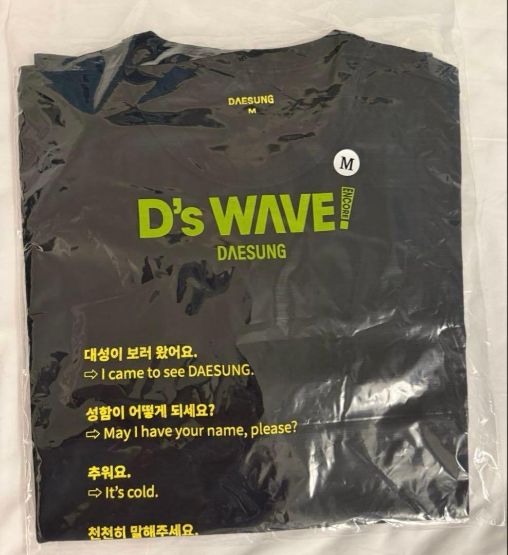 テソン ソウルコングッズ Tシャツ D's WAVE ENCORE⭐︎銀テおまけ付