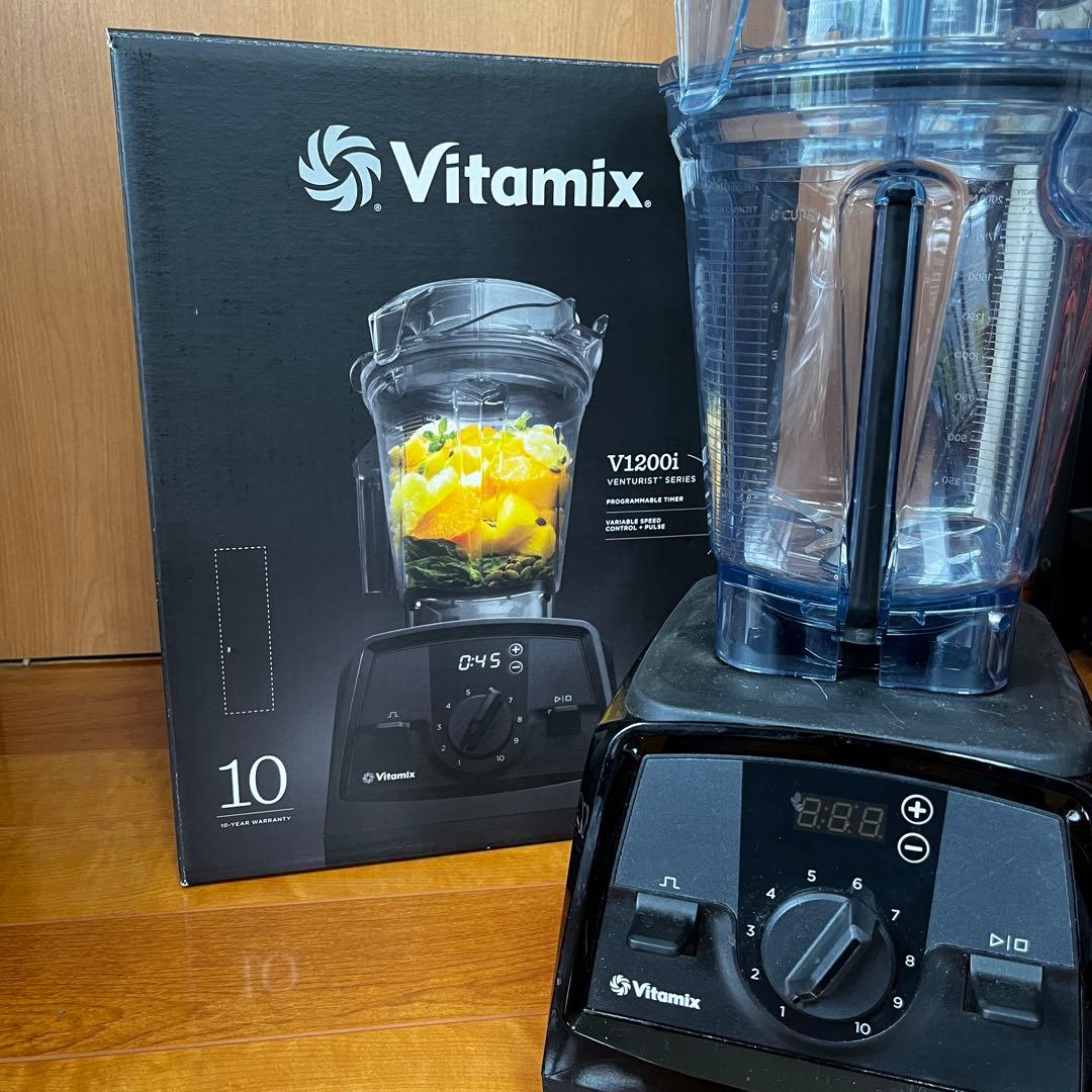 Vitamix V1200i 2l コンテナー ブラック（箱あり） レシピ本あり