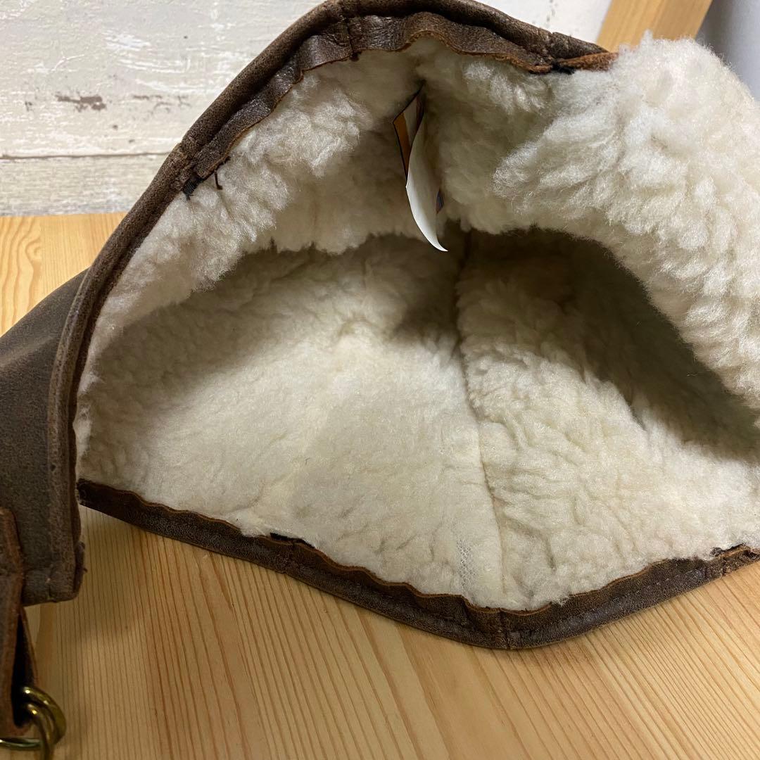 HENSCHEL パイロットキャップ sizeS/M アメリカ製 ムートン