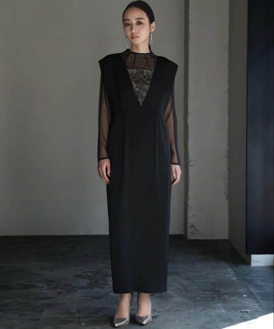 GIRL チュールトップス・ジャンパースカートレイヤード 低身長 オケージョン