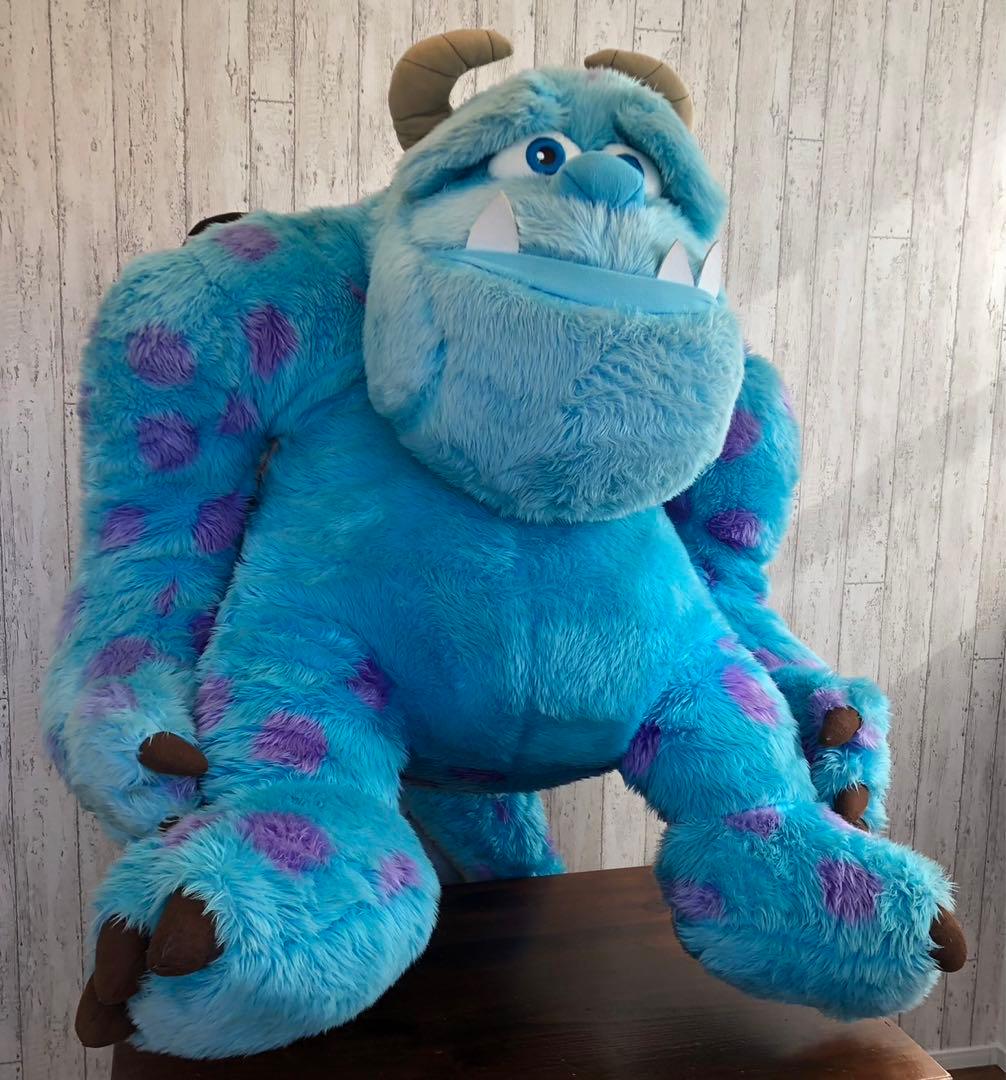 米国　ディズニーランド　モンスターズインク　サリー　特大ぬいぐるみ