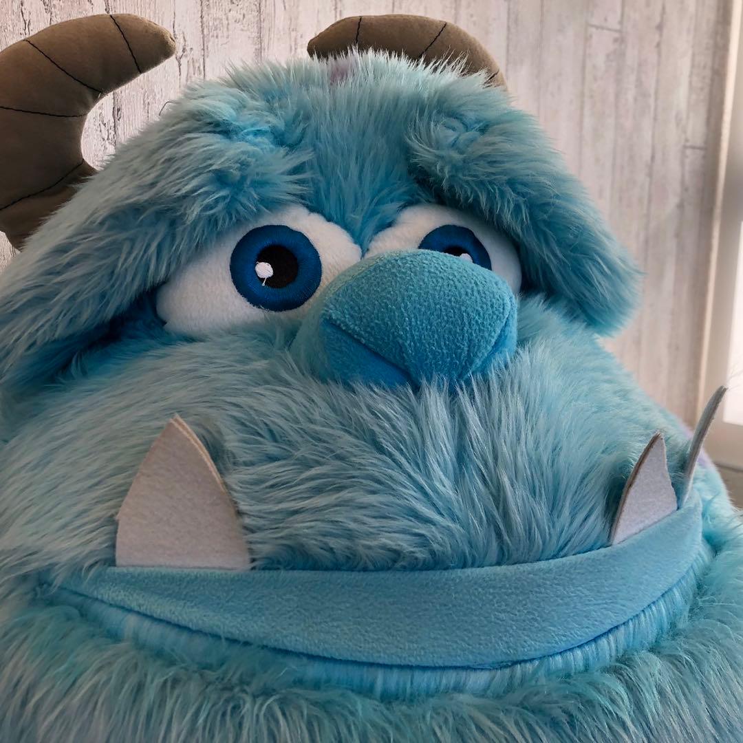 米国　ディズニーランド　モンスターズインク　サリー　特大ぬいぐるみ