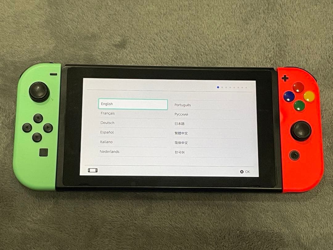 Nintendo Switch 赤/緑 Joy-Con 付属品付き
