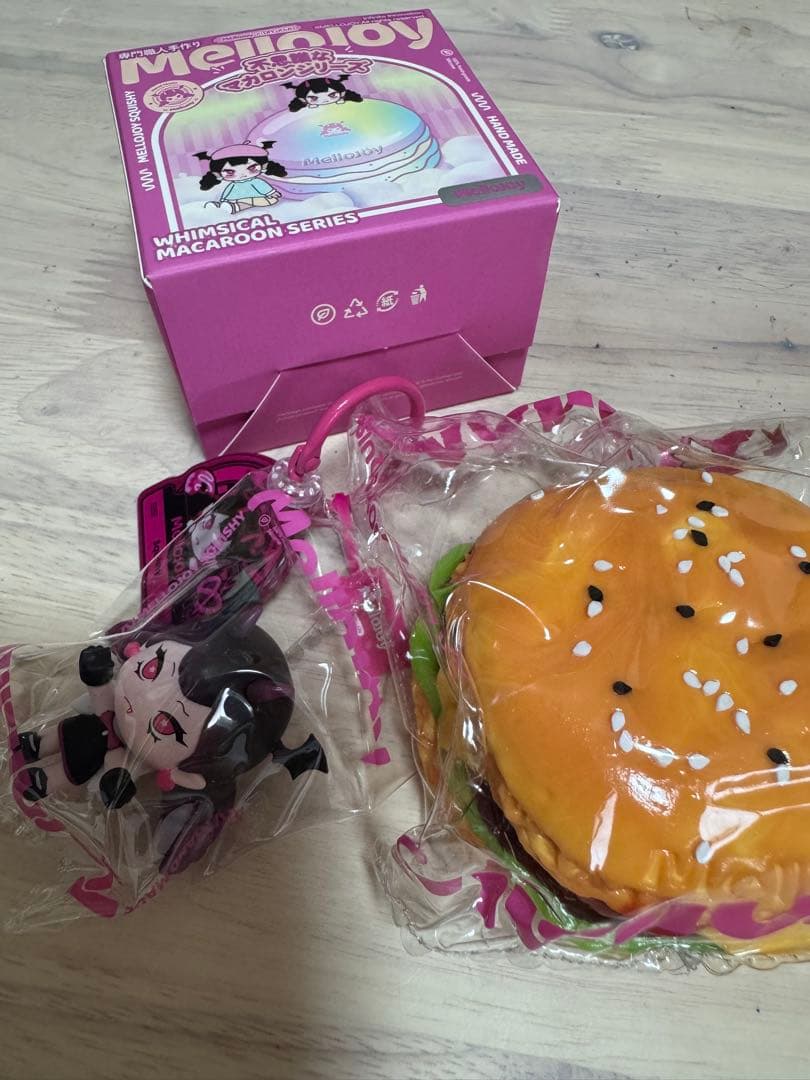 再販無し✨mellojoy スクイーズ　ハンバーガー　シークレット　メロジョイ