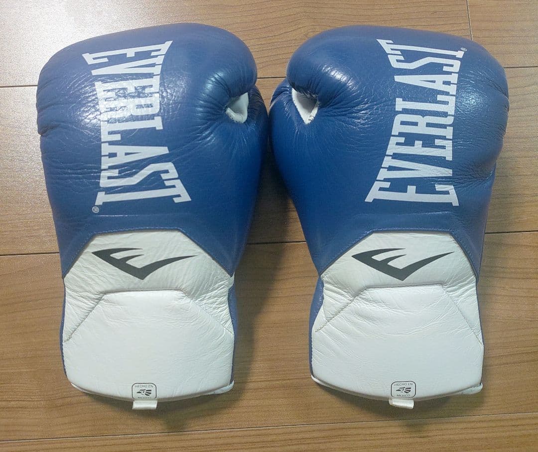 EVERLAST Elite Pro Fightグローブ　青　8oz