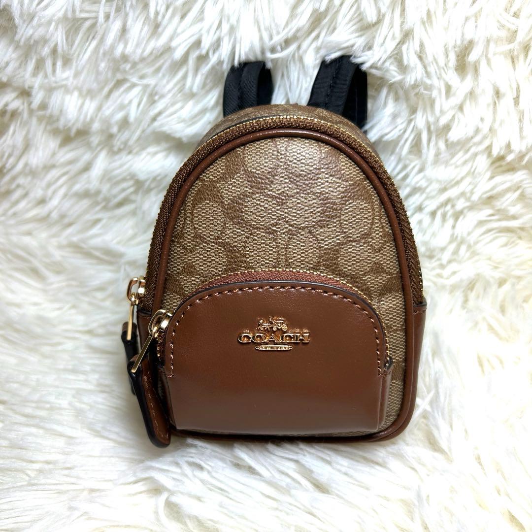 最終価格！希少COACH モノグラム ミニケース　キーリング　チャーム