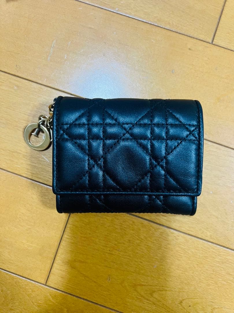 Dior ブラック キルティング 財布