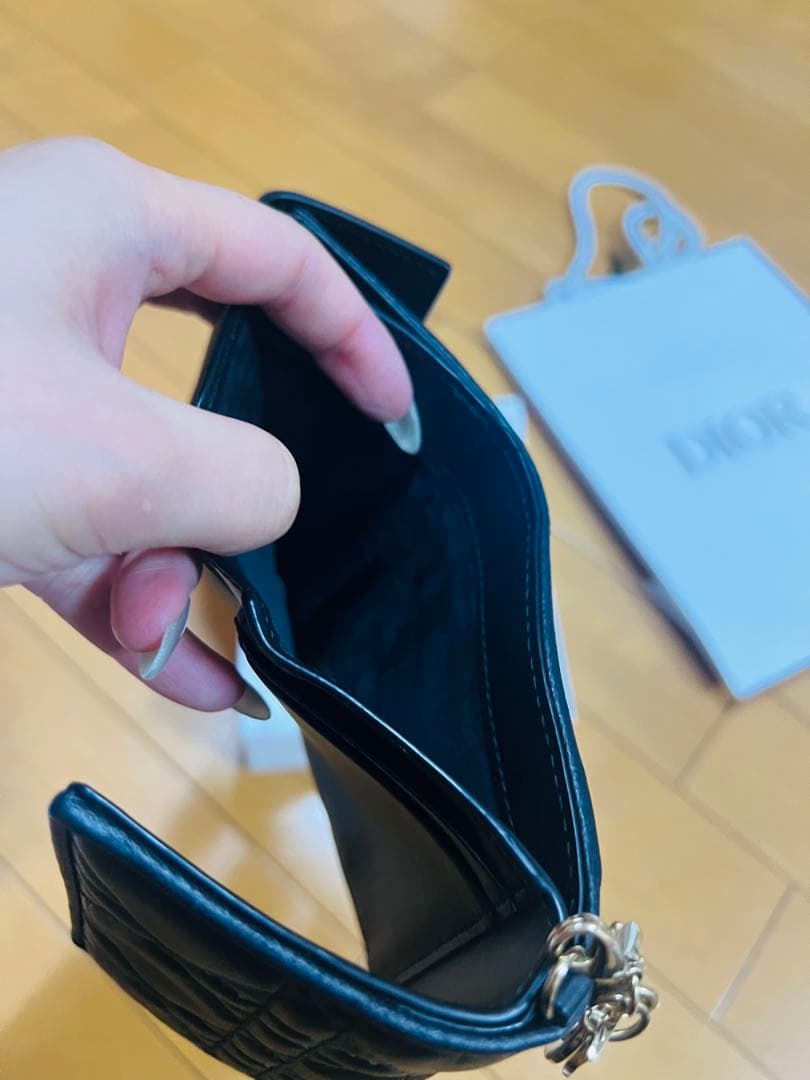 Dior ブラック キルティング 財布