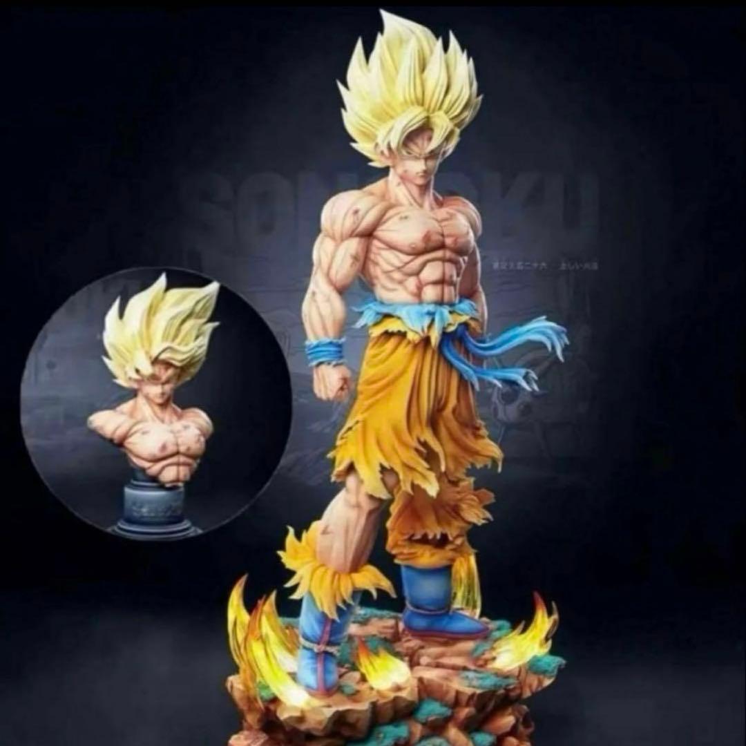 ドラゴンボール 初孫悟空 初超サイヤ人登場ガレージキット