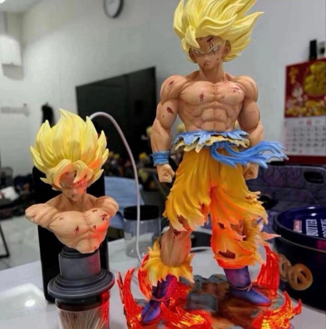 ドラゴンボール 初孫悟空 初超サイヤ人登場ガレージキット