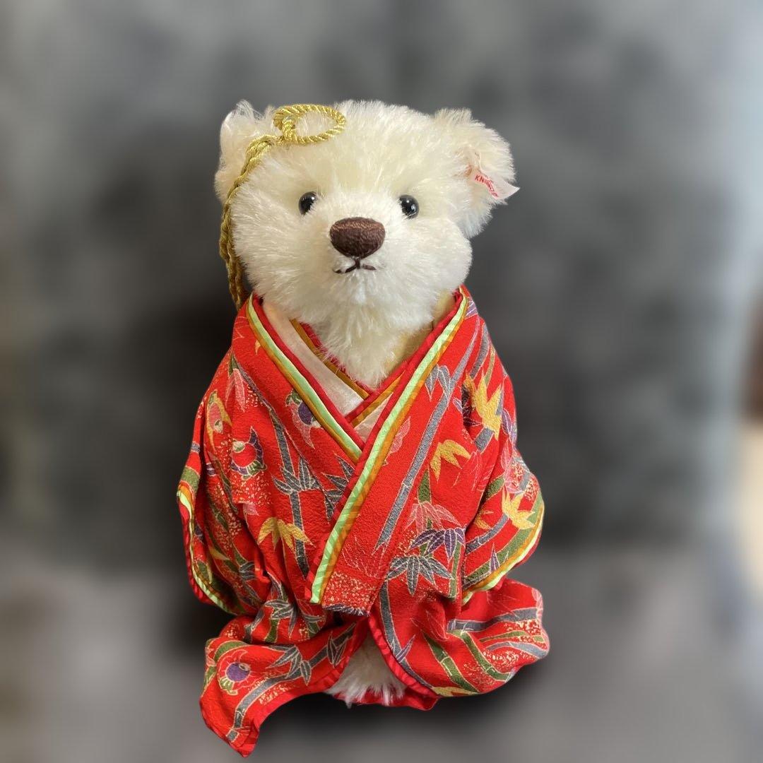 交渉可　新品【希少】シュタイフ テディベア ムーンプリンセス かぐや姫 日本限定