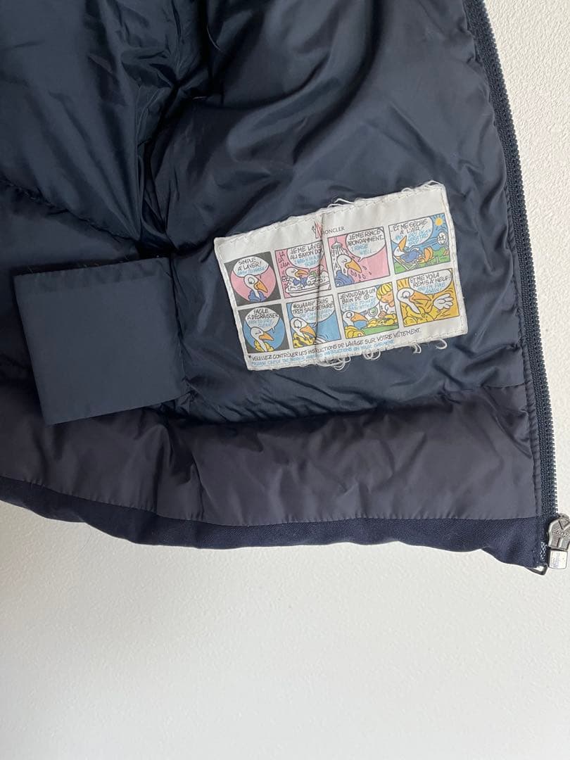 gina⭐︎モンクレール　80 ダウンジャケット ネイビー