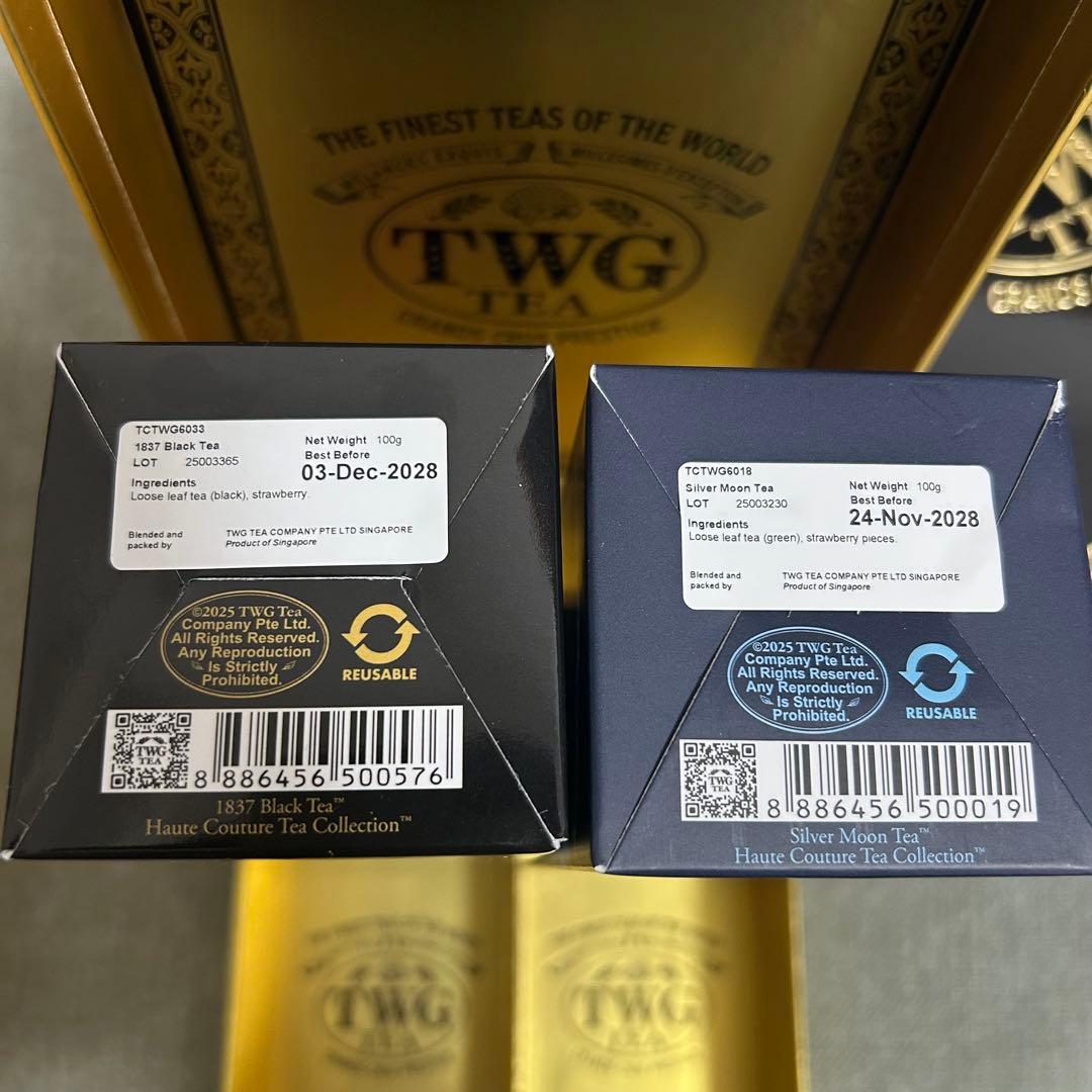 TWGTEA SILVER MOON TEA とBLACKTEA 2点set