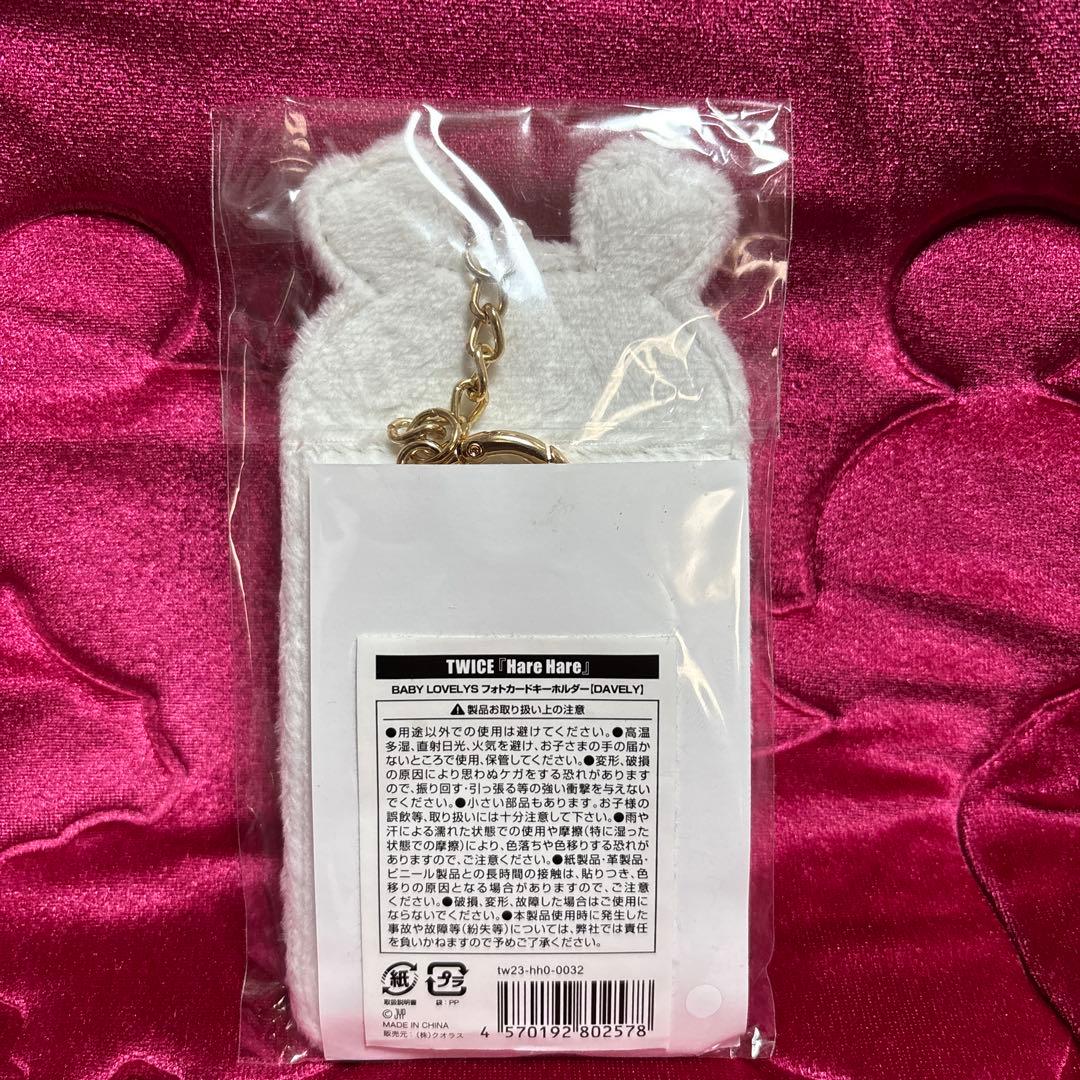 TWICE ダヒョン ダブリー フォトカードキーホルダー Hare Hare