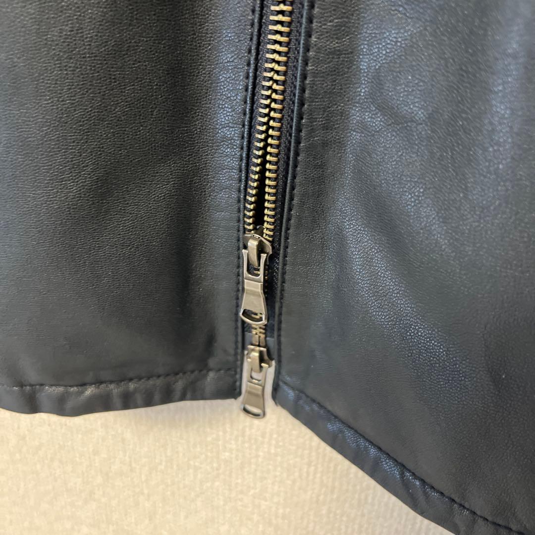 JOSEPH ゴートレザー　シングルライダース　ダークネイビー