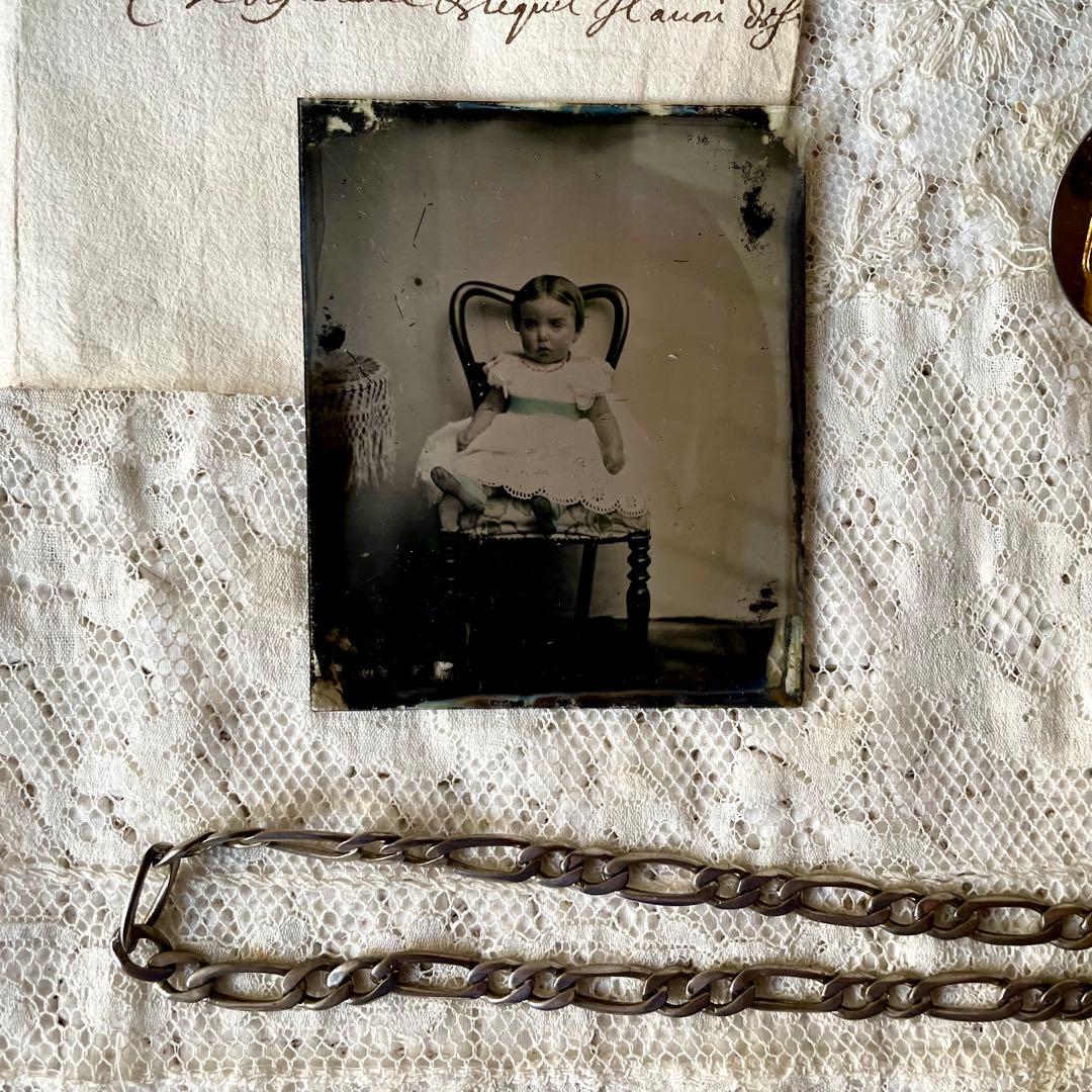 新春アンティーク福袋⑥ブロカント11点セット古書&トレイ&ティン缶&アクセサリー