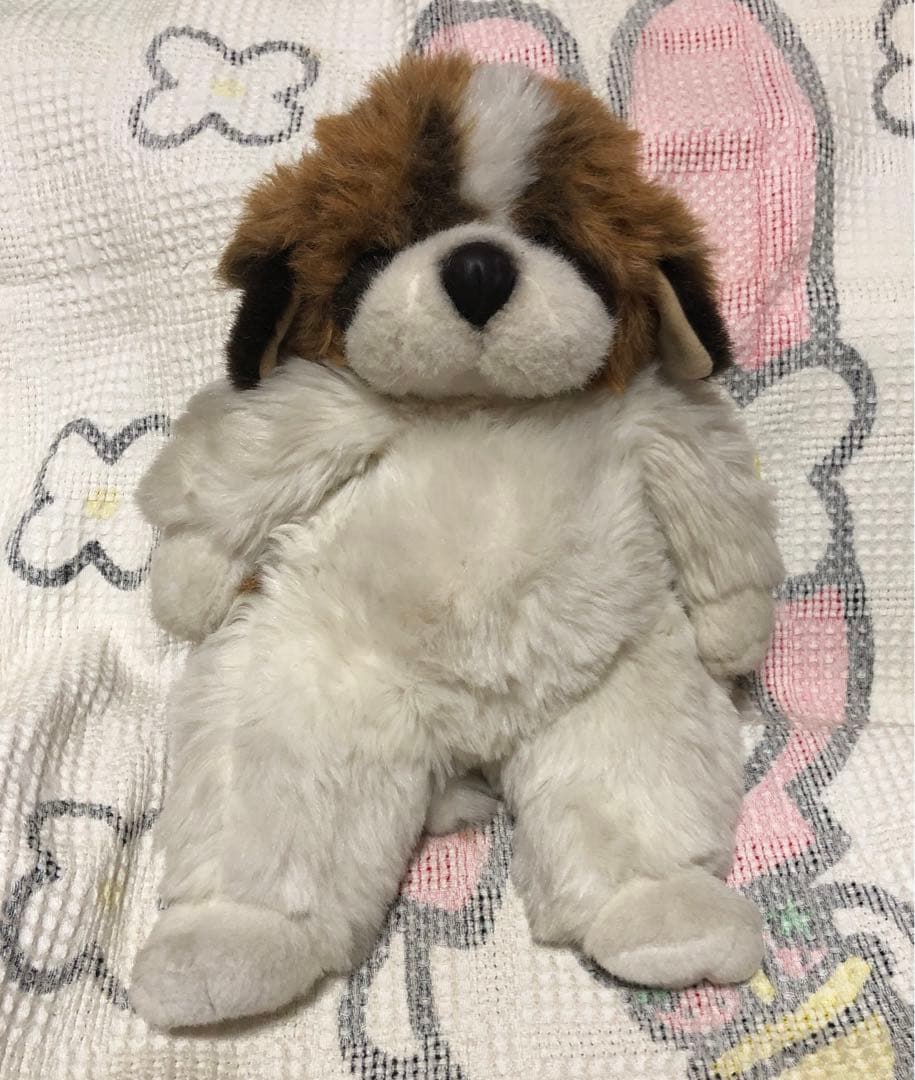 オリエンタルトーイ　セントバーナード　ぬいぐるみ　2コセット 中古品