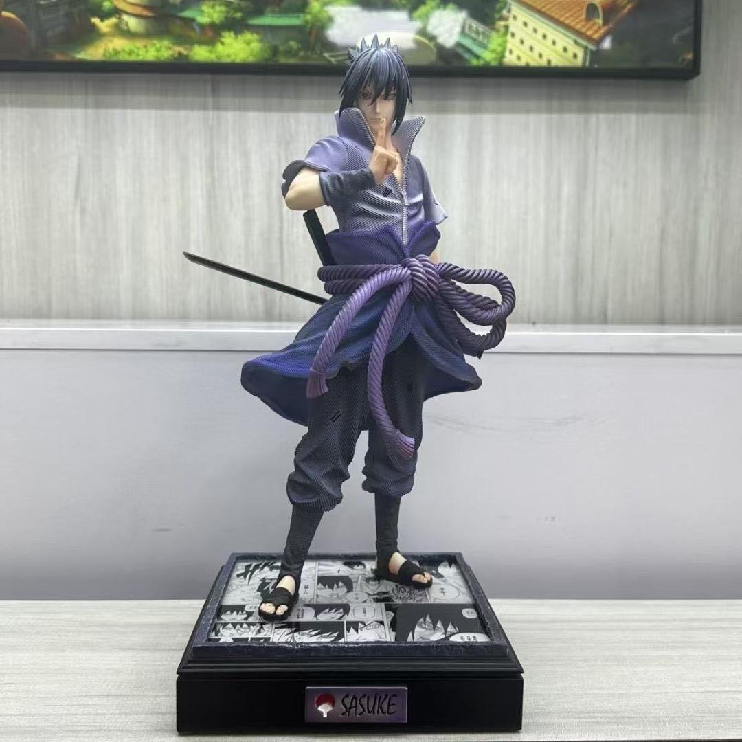 美品NARUTO ナルト 疾風伝 うちはサスケ ガレージキット フィギュア