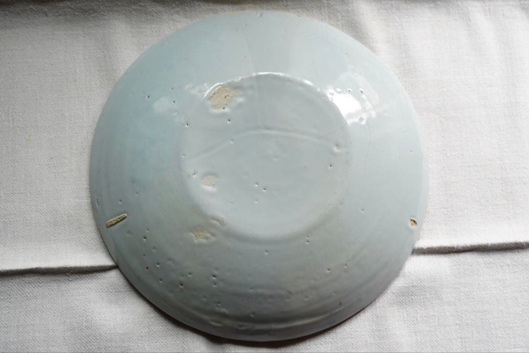 デルフト　白錫釉皿 阿蘭陀　オランダ