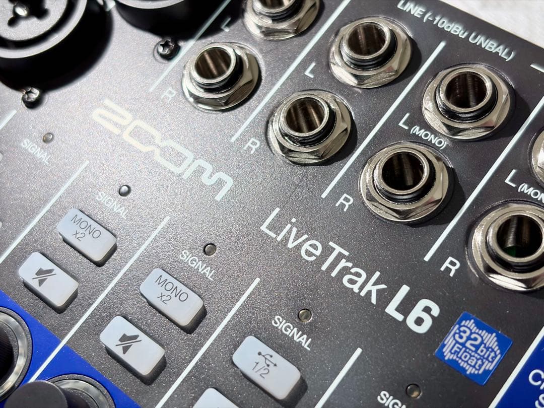 ZOOM LiveTrak L6 デジタルミキサー