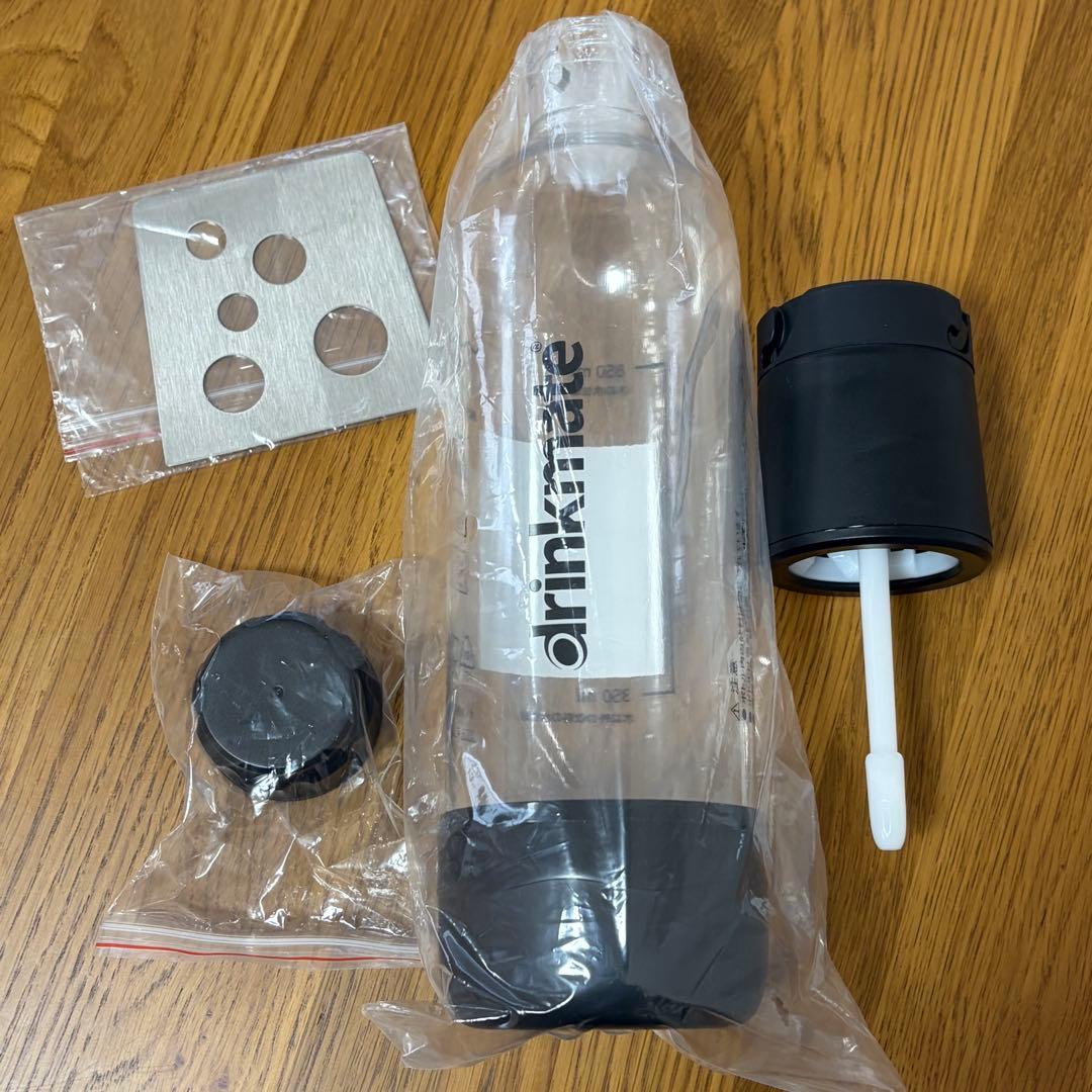 未使用品　drinkmate Series 640 ブラック 炭酸水メーカー