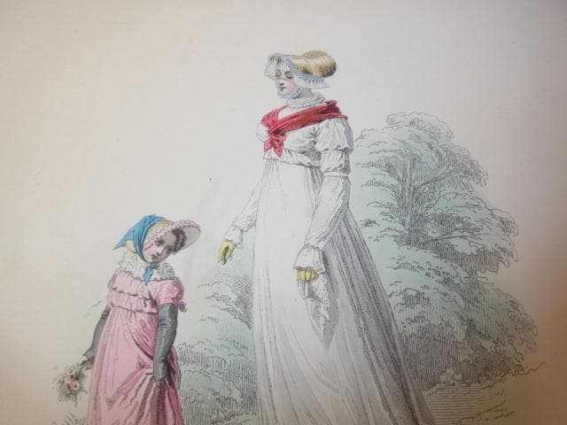 1865年スチール版画◆フランス ファッション画『ヒッポライト・ポーケ』PL89