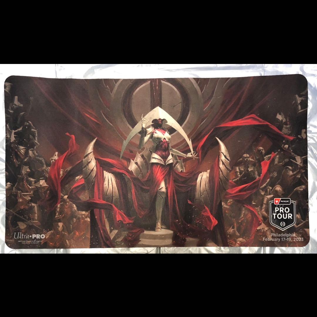 mtg エリシュノーン プレイマット プロツアー ファイレクシア 完全なる統一