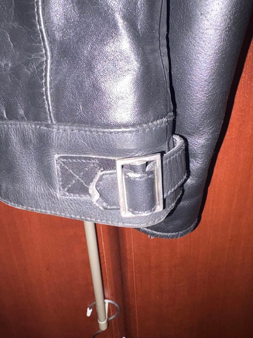 ホーンワークス コルセア 襟付きシングルライダース Lサイズ バッファロー