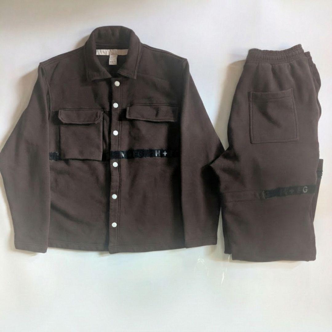 90s ヴィンテージ GIRBAUD ブラウン スウェット セットアップ XL
