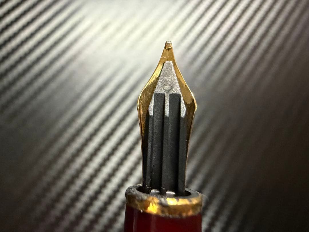 モンブラン マイスターシュテュック 144 ボルドー 中白 M 中字 万年筆