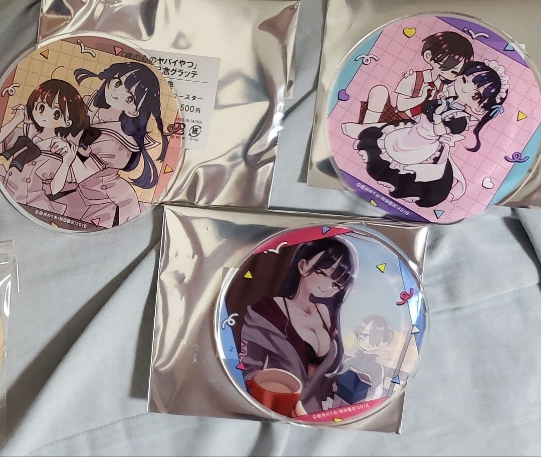 僕の心のヤバいやつ　アニメイトカフェ　グラッテ　アクリルコースター