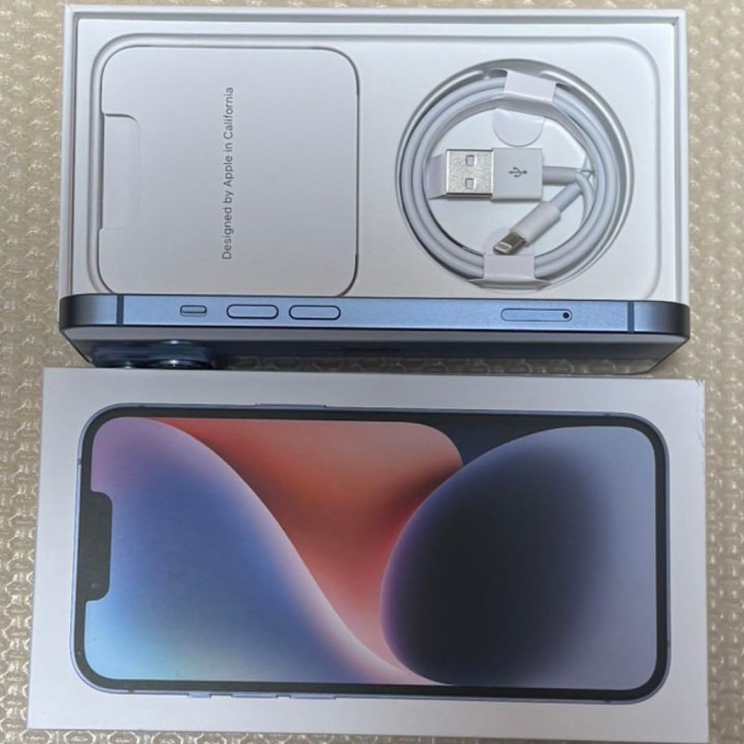 新品近いバッテリー容量100% iPhone14 128GB SIMフリー 本体