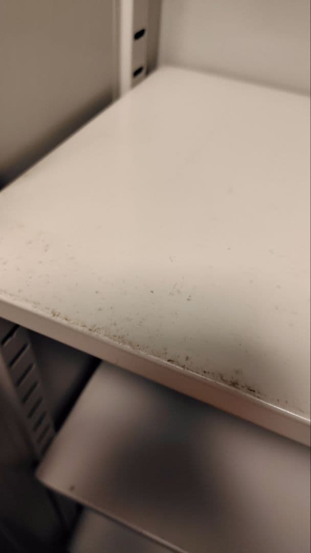 （送料込）NAIKl 引違い書庫 スチール戸