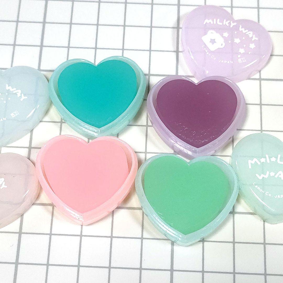 ■ 昭和レトロファンシー消しゴム ハート型 レモン社 ミルキーウェイ ■