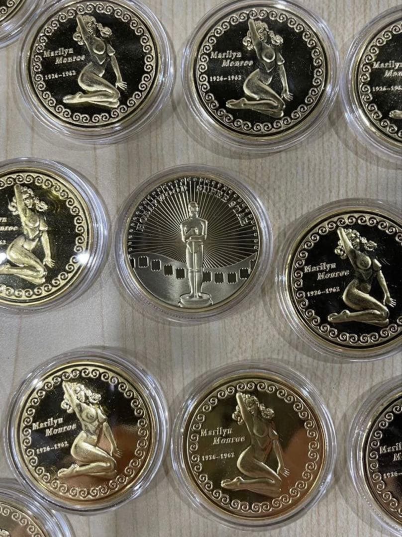 マリリンモンロー Marilyn Monroe メダル 25ヶ