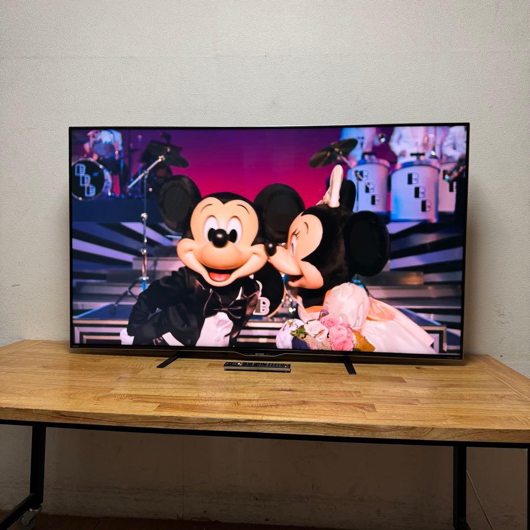 シャープ 60V型 4K 液晶テレビ AQUOS LC-60U45 動画アプリ○